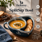 SplitSip Retro-Style Soup Bowl