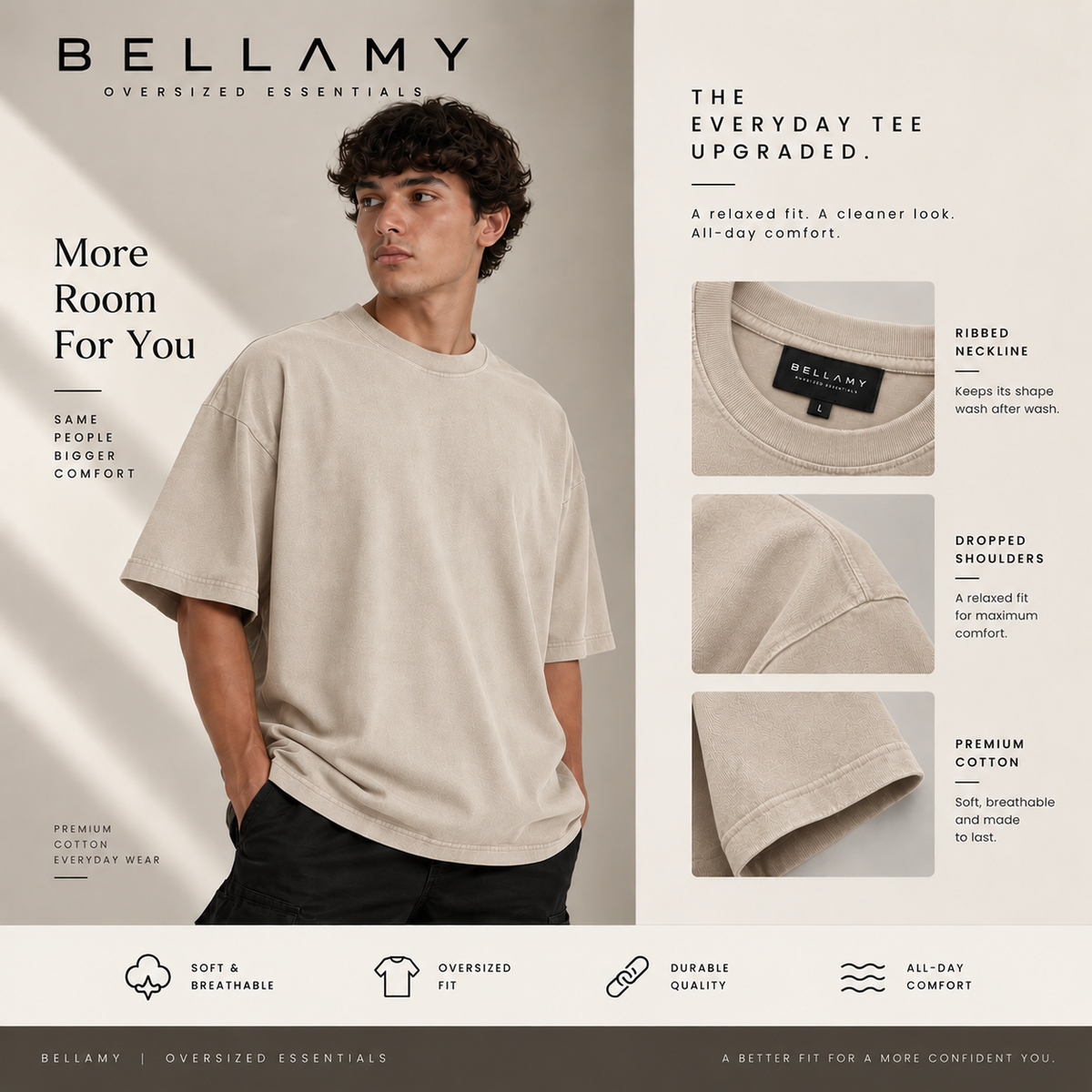 Bellamy's Oversized Wash T-Shirts