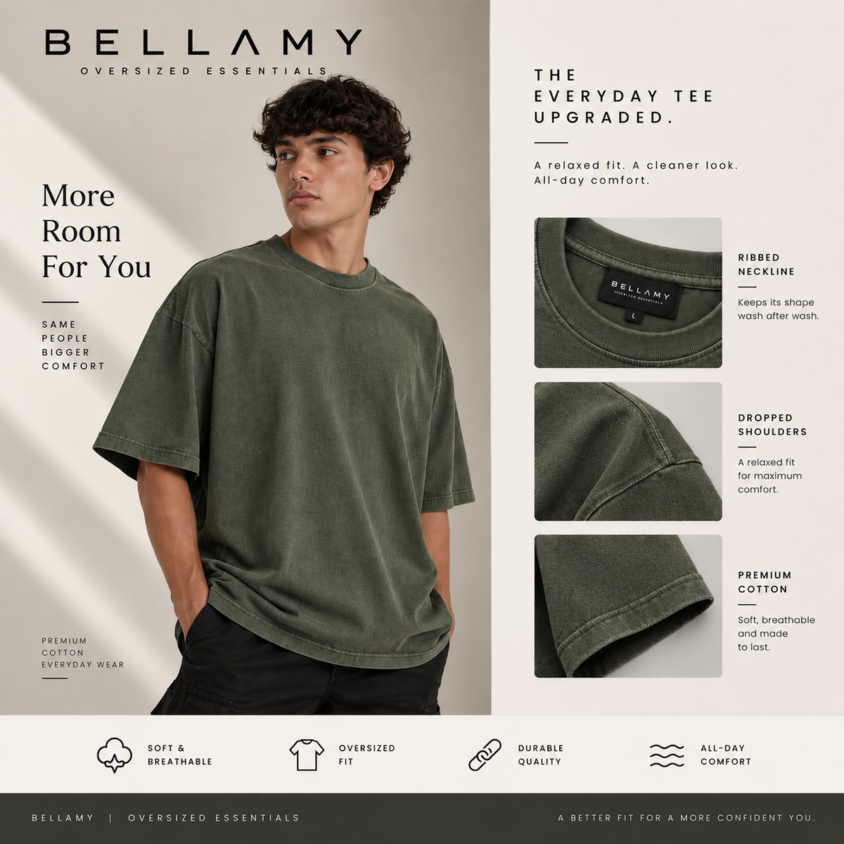 Bellamy's Oversized Wash T-Shirts