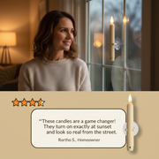Window Candles Sensor Lights
