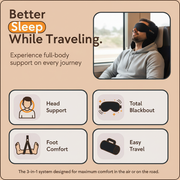 3-in-1 Airplane Sleep Support System