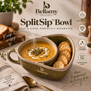 SplitSip Retro-Style Soup Bowl