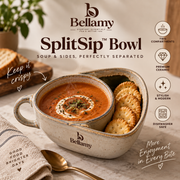 SplitSip Retro-Style Soup Bowl