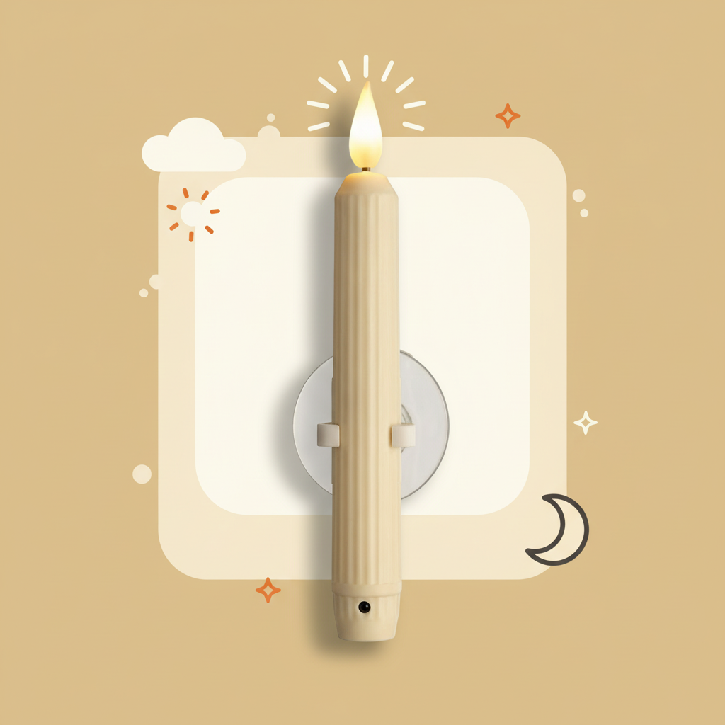 Window Candles Sensor Lights