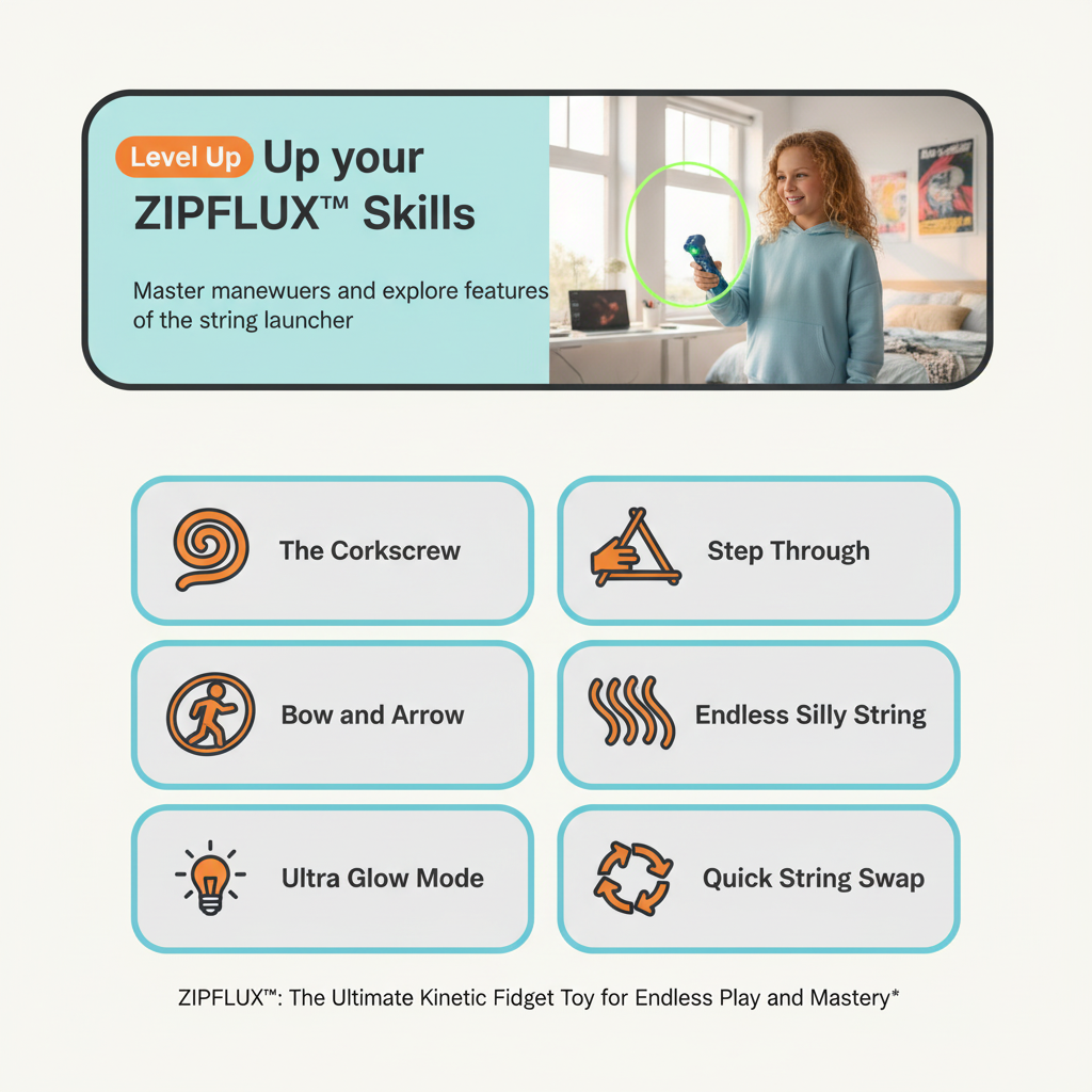 ZIPFLUX™ Handheld String Launcher
