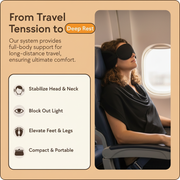 3-in-1 Airplane Sleep Support System