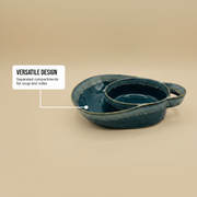 SplitSip Retro-Style Soup Bowl
